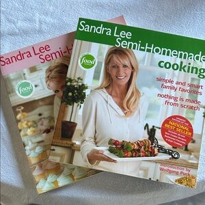 Semi-Homemade Cooking Book Set - Green and Pink Covers